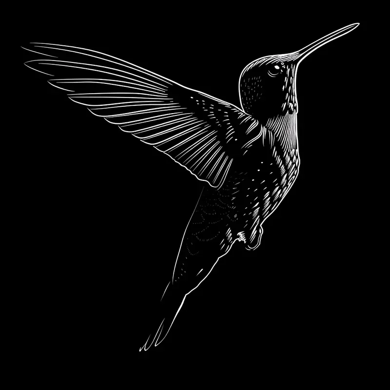 Silhouette Art In Black And White