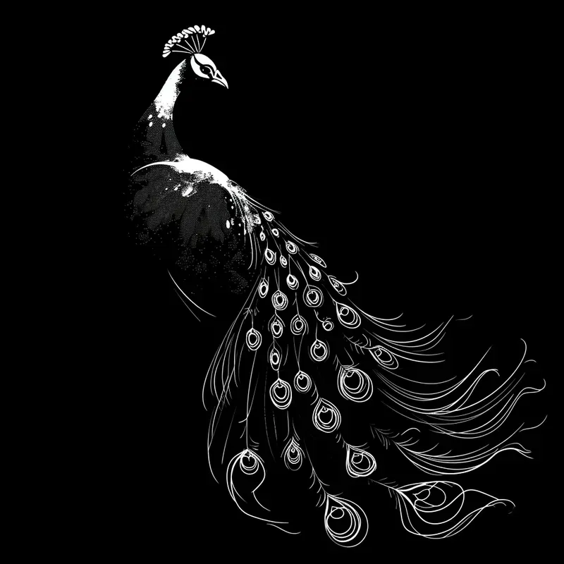 Silhouette Art In Black And White