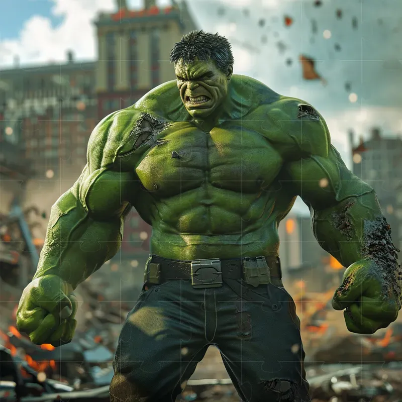 Epic Portraits Of Super Heroes In Action