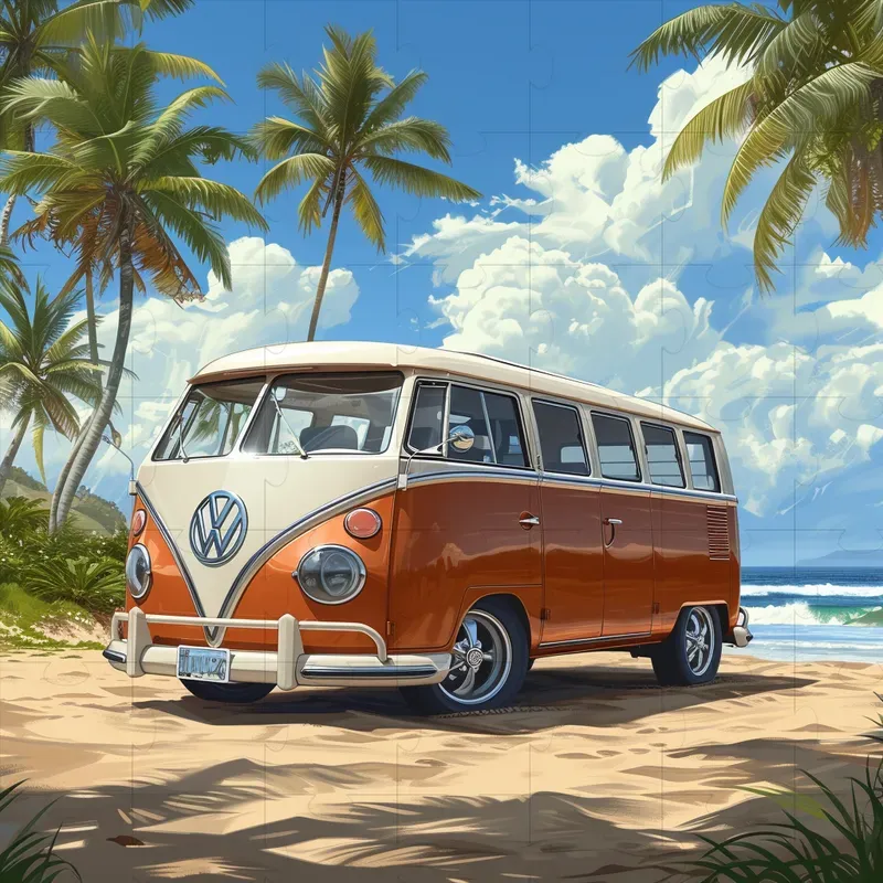 Realistic Car Photoshoot Illustrations