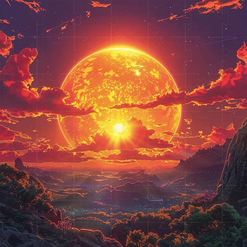 Exotic Fantasy Landscapes Illustrations