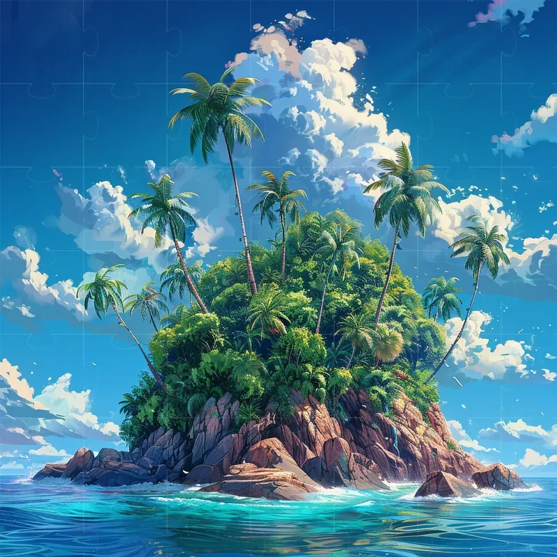 Exotic Fantasy Landscapes Illustrations
