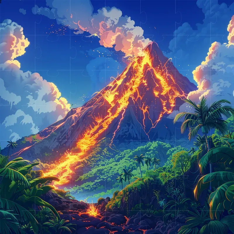 Exotic Fantasy Landscapes Illustrations