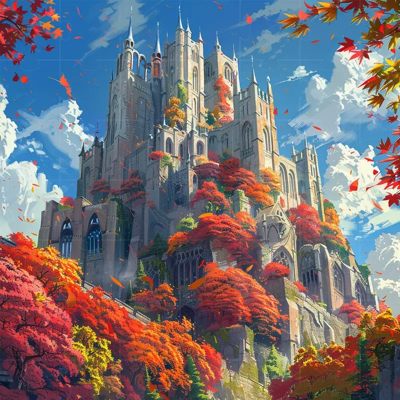 Exotic Fantasy Landscapes Illustrations