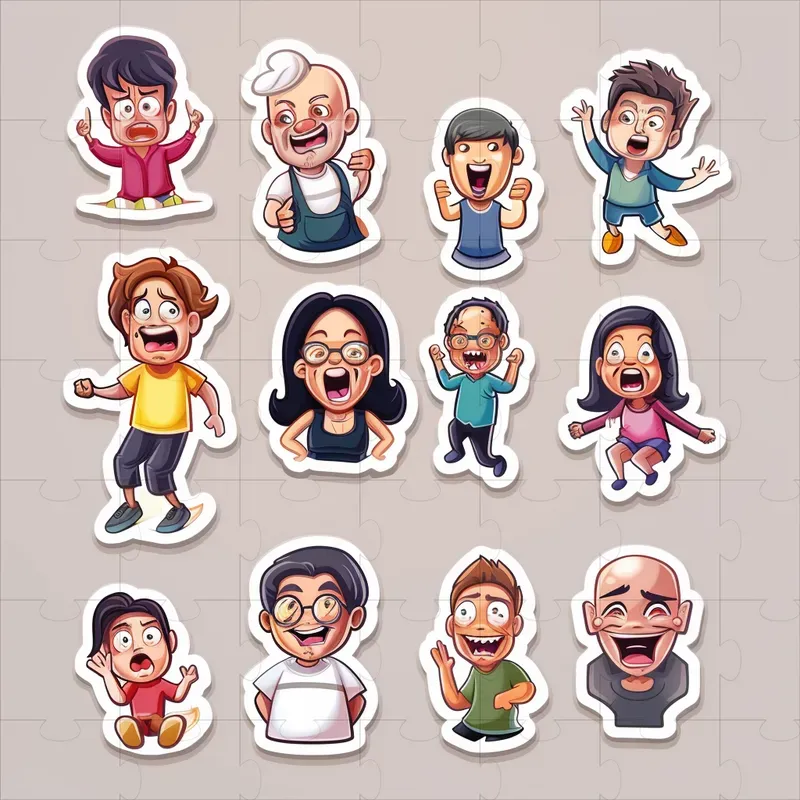 Sticker Sets With Emotions