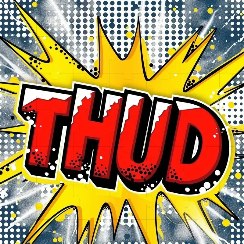 Retro Comic Style Pop Art Words