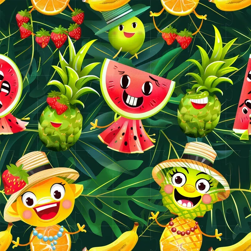 Cartoon Seamless Patterns