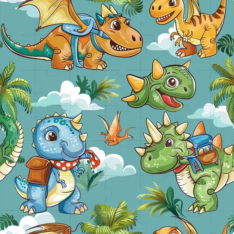 Cartoon Seamless Patterns