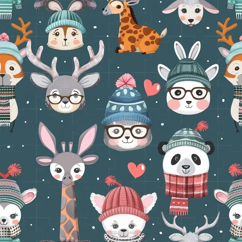 Cartoon Seamless Patterns