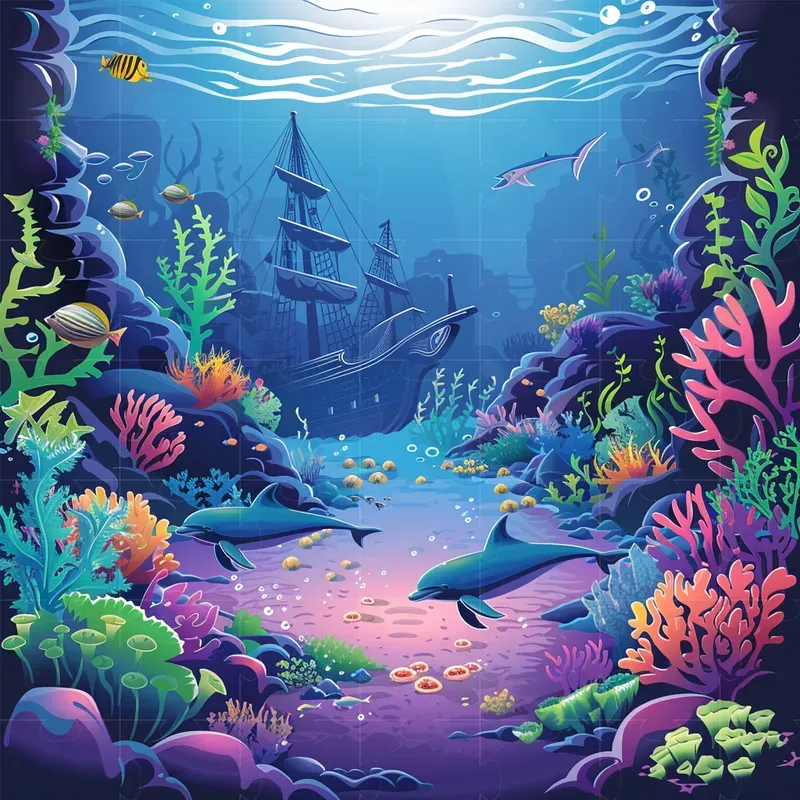 Vibrant Backgrounds For Kids Story Books