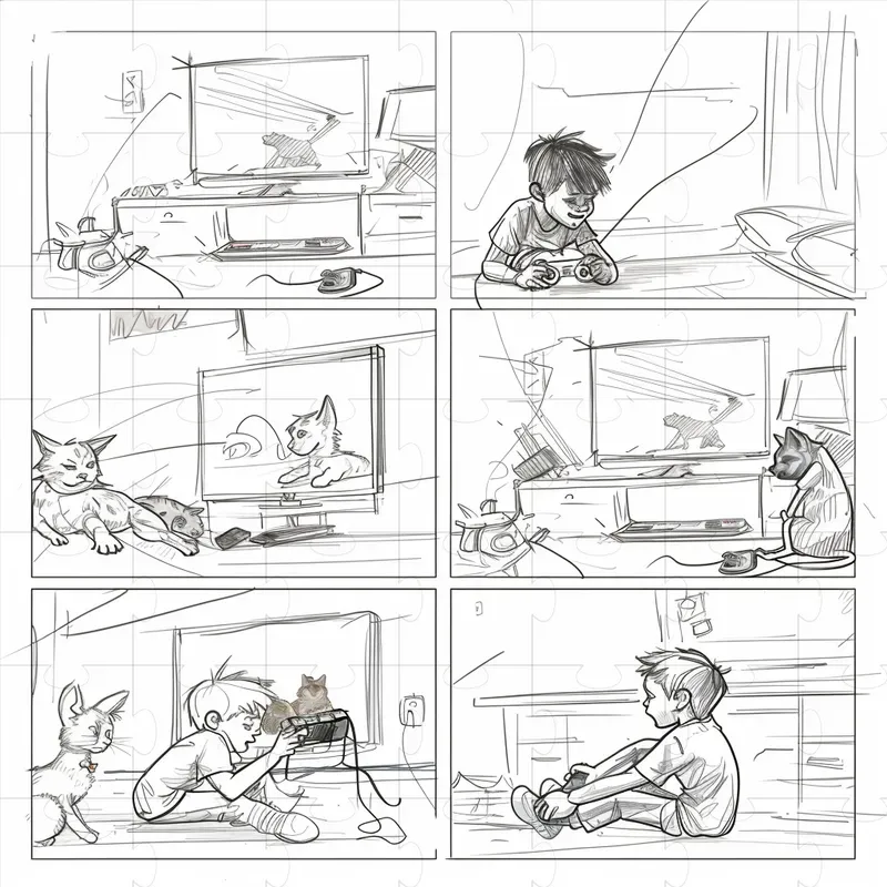 Storyboard Drawing Sketches