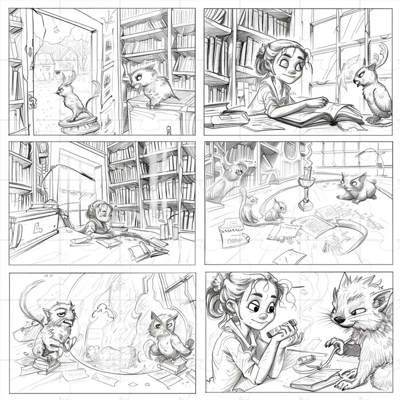 Storyboard Drawing Sketches
