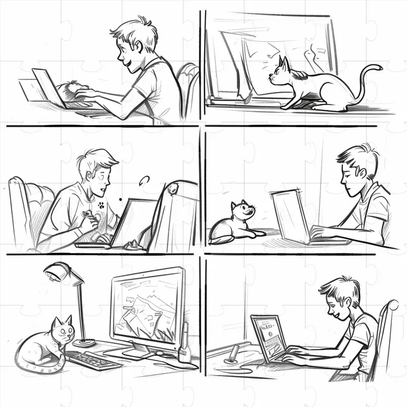 Storyboard Drawing Sketches