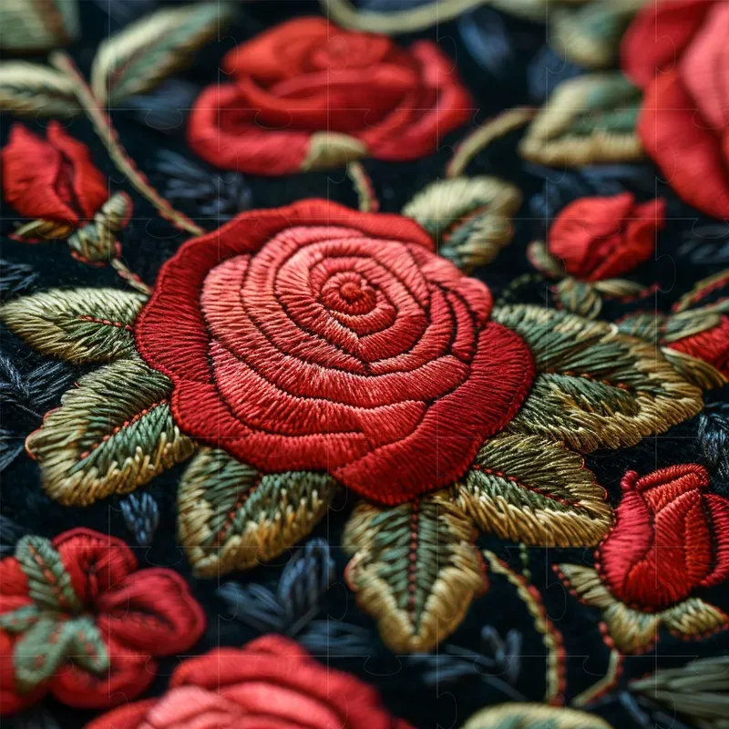 Realistic Embroidery Designs In Closeups