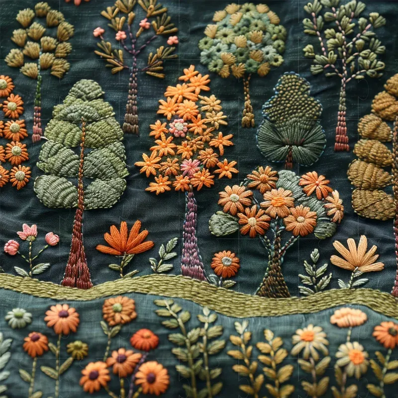 Realistic Embroidery Designs In Closeups