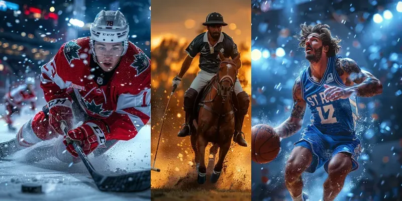 Realistic Sports Action Shots generated by undefined