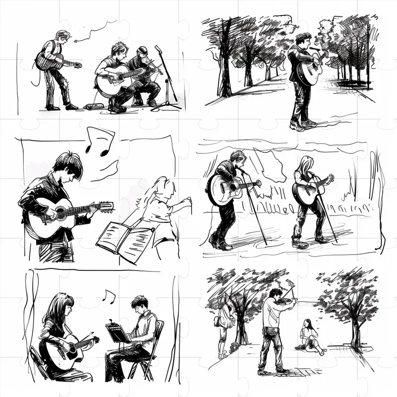 Storyboard Sketch Drawings