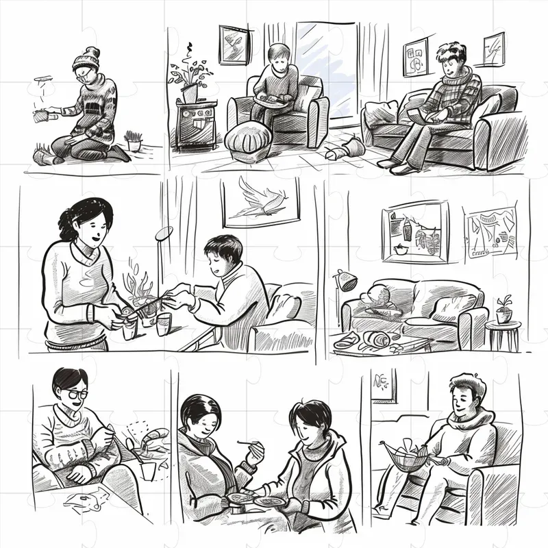 Storyboard Sketch Drawings
