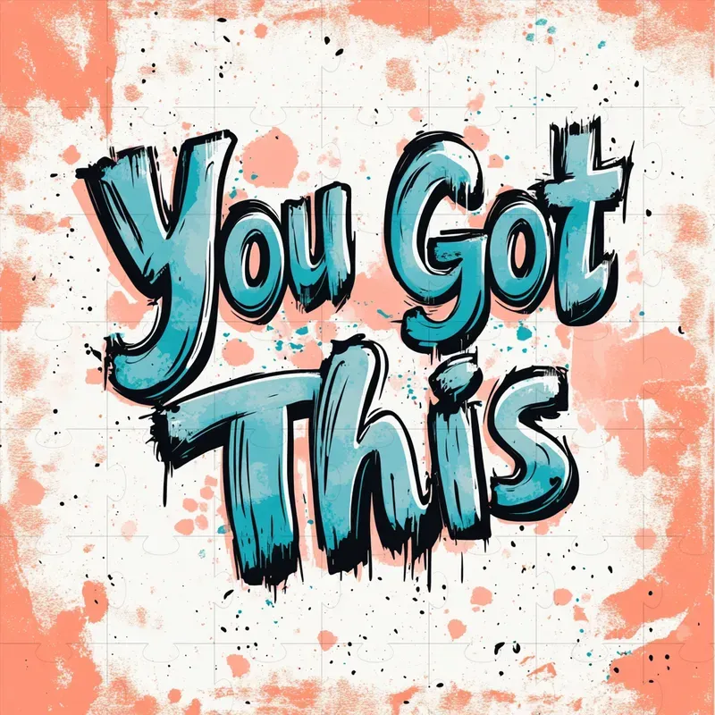 Positive Quotes In Graffiti Typographies