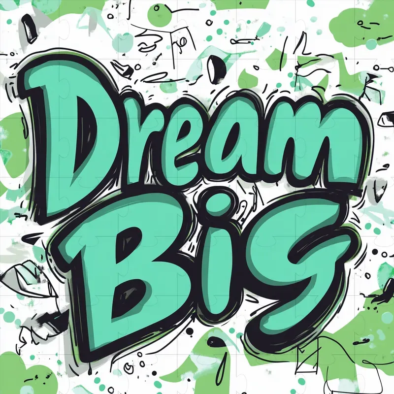 Positive Quotes In Graffiti Typographies