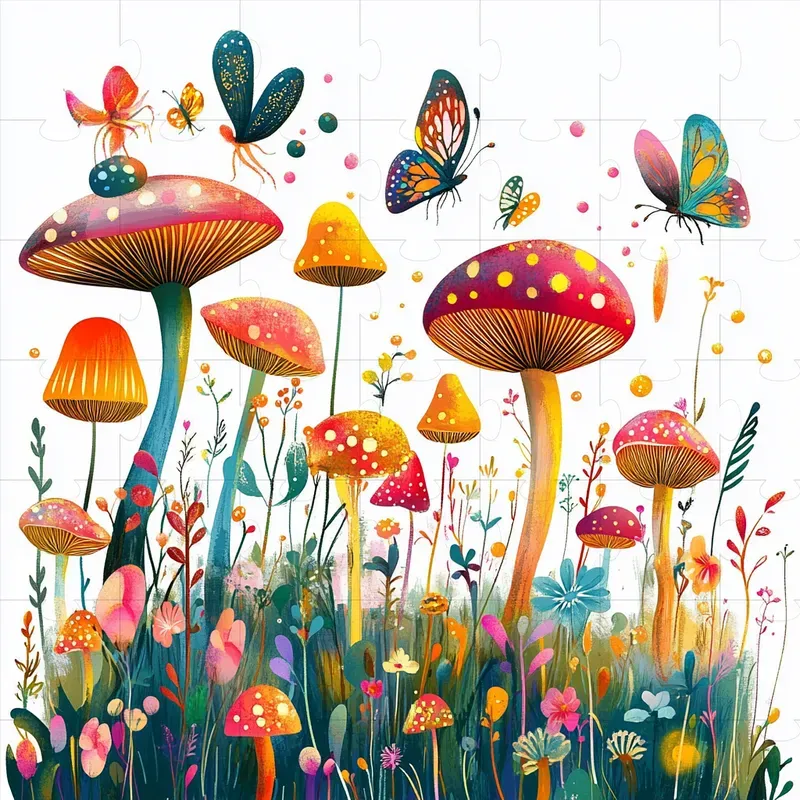 Colorful Fantasy Kids Story Books Art