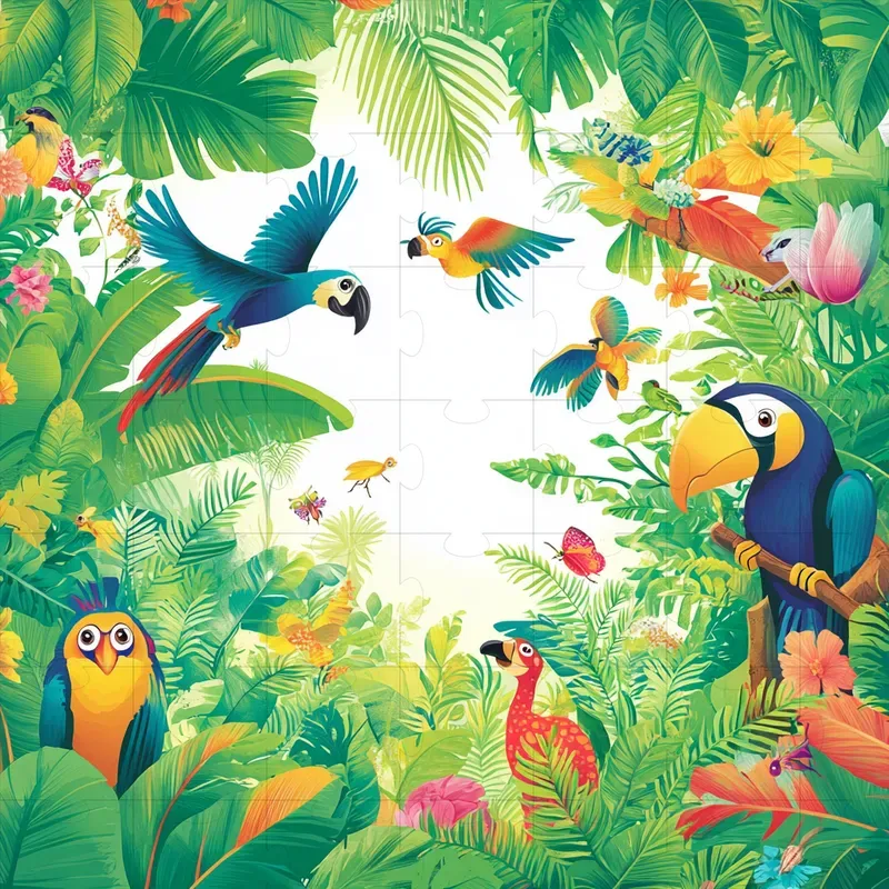 Colorful Fantasy Kids Story Books Art