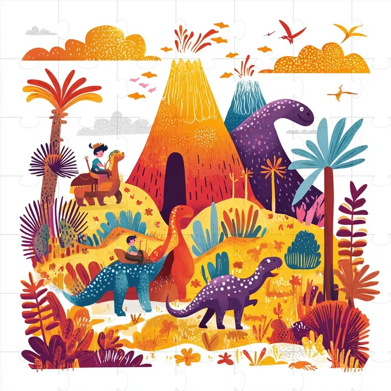 Colorful Fantasy Kids Story Books Art