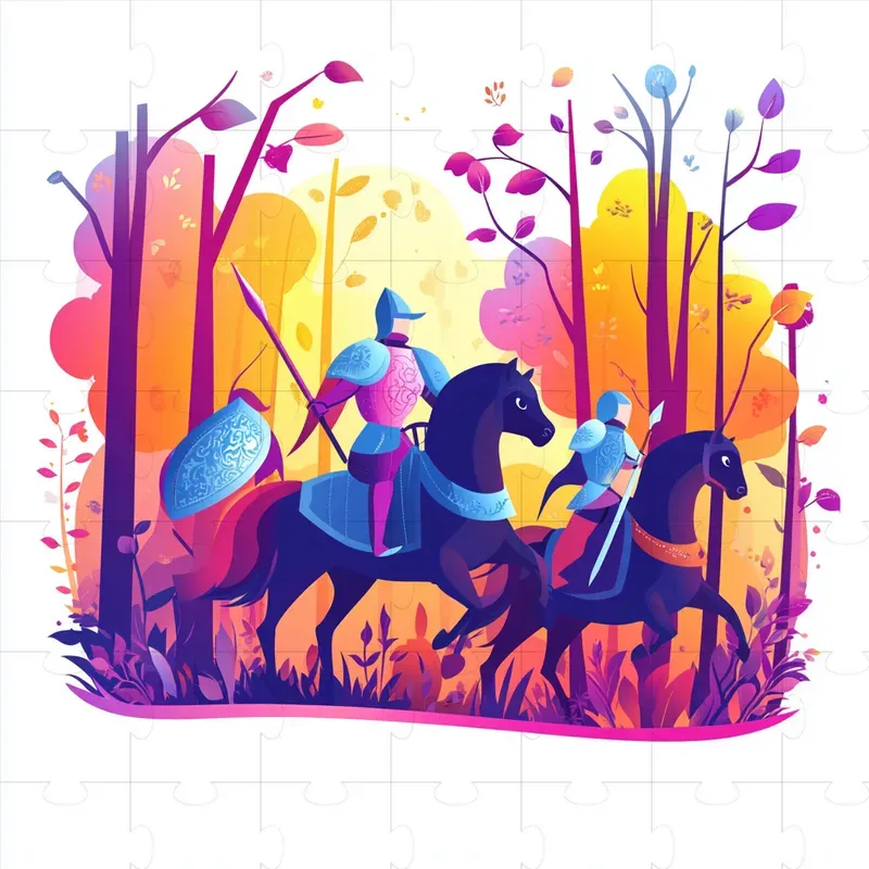 Colorful Fantasy Kids Story Books Art