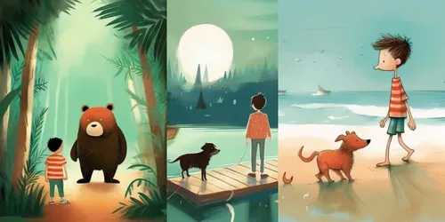 Childrens Book Illustrations generated by midjourney