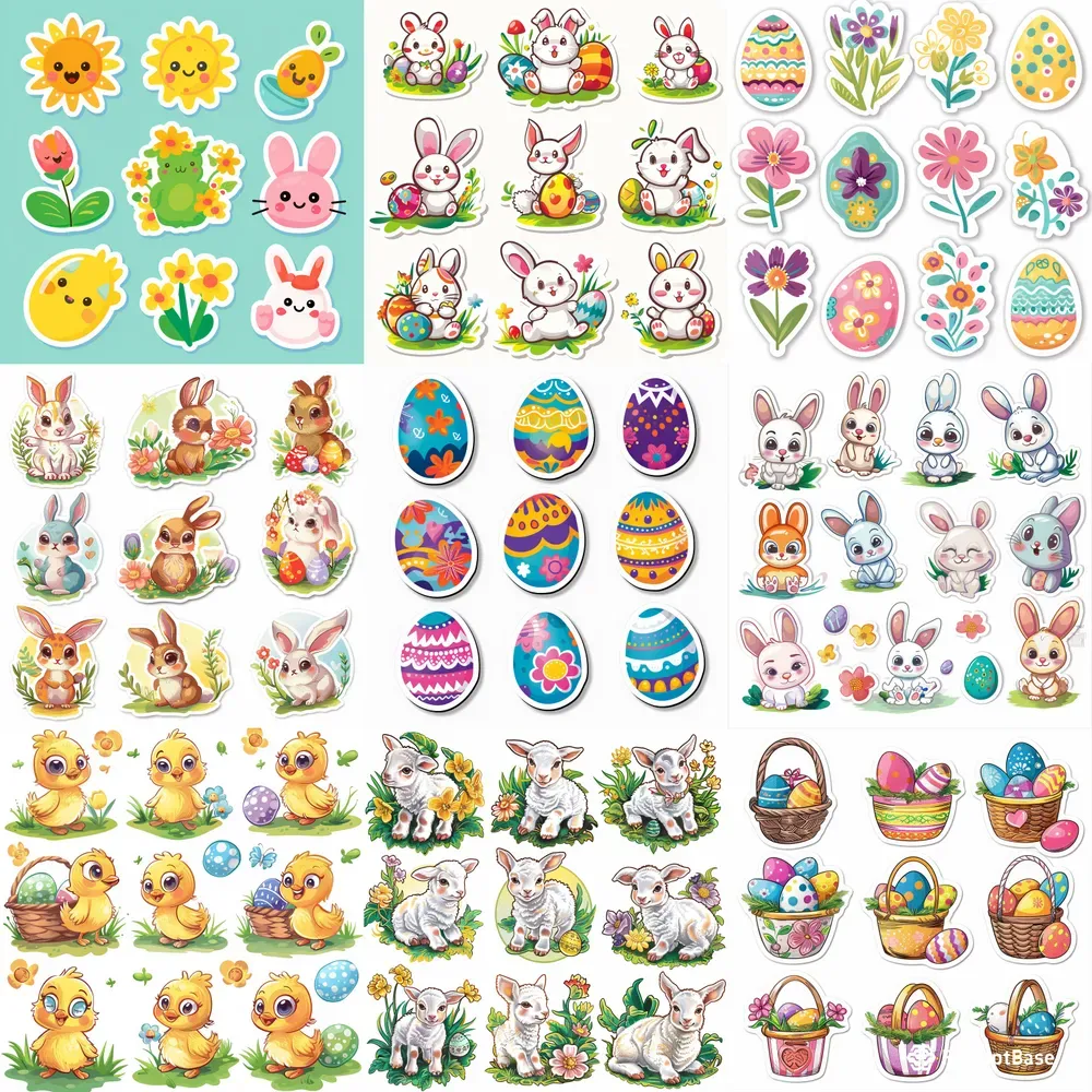 Sweet Simple Easter Sticker Set