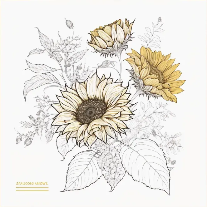 Floral Tattoo Templates