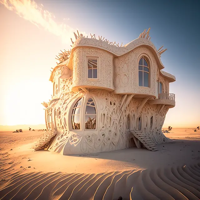 Organic Architectural Miniatures 3D