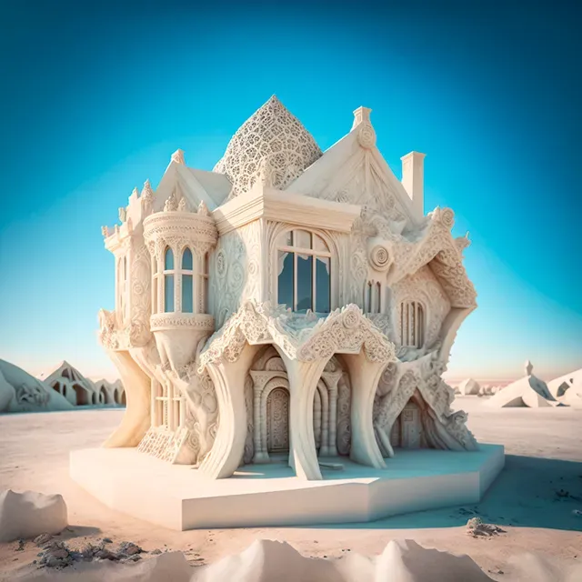 Organic Architectural Miniatures 3D