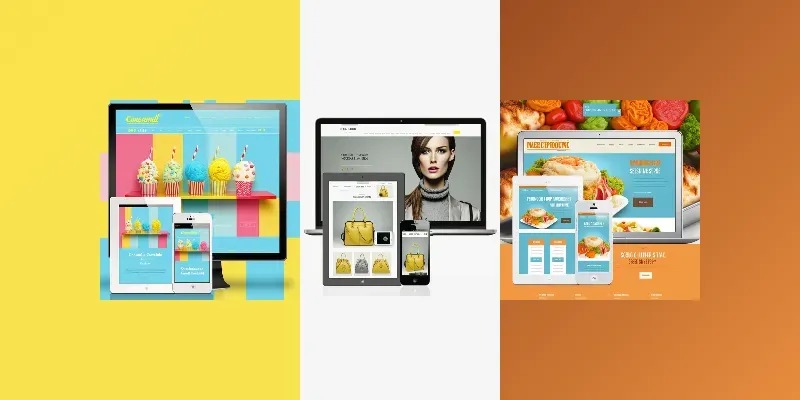 Multidevice Online Shop Web Designs generated by undefined