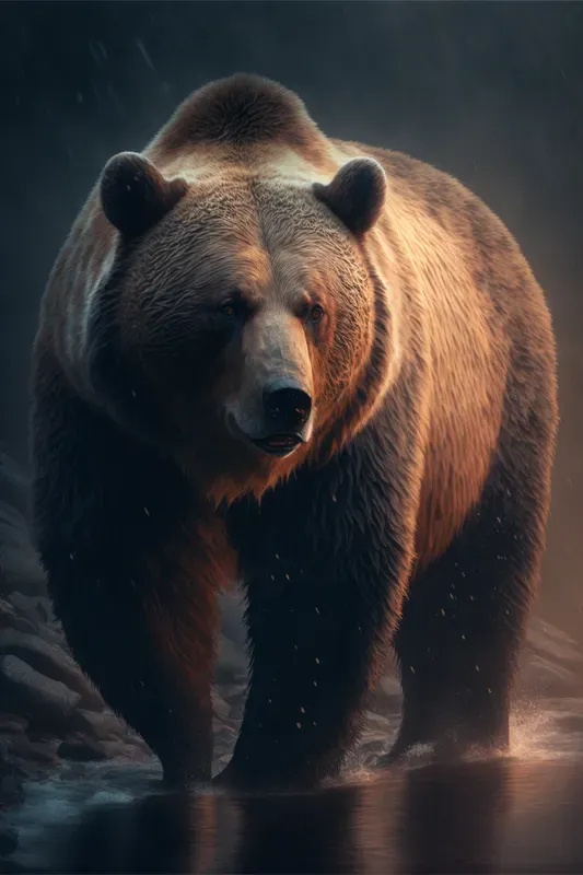 Dramatic Animal Portrait Posters