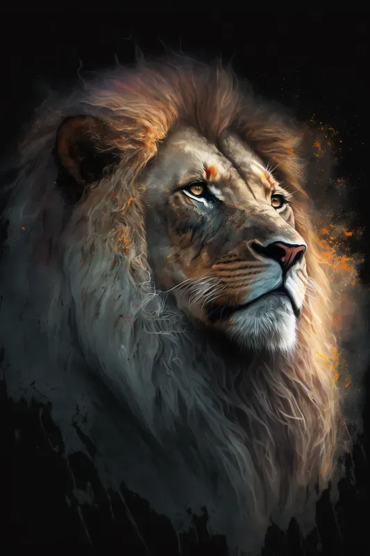 Dramatic Animal Portrait Posters