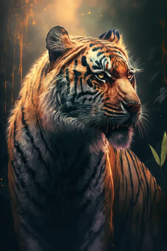 Dramatic Animal Portrait Posters