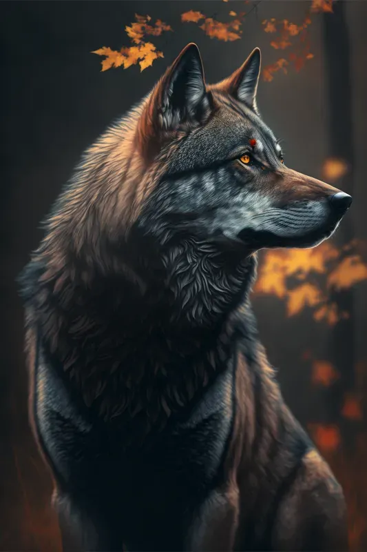 Dramatic Animal Portrait Posters