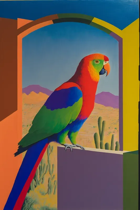 Vibrant Abstract Animal Art Posters