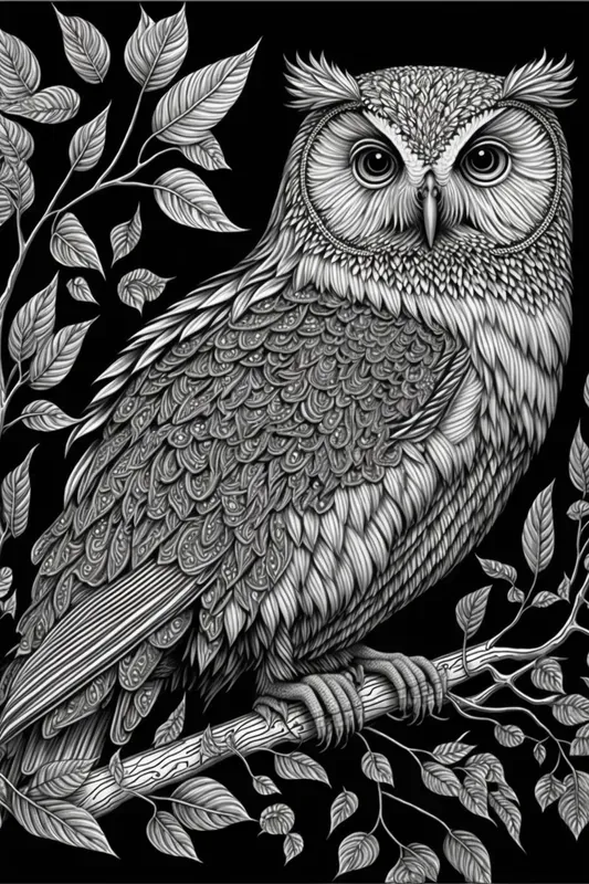 Animal Coloring Book Pages For Adults