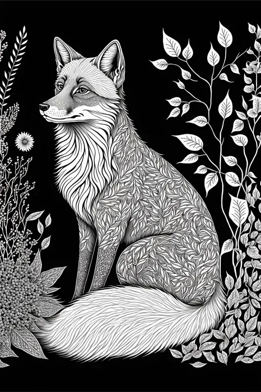 Animal Coloring Book Pages For Adults