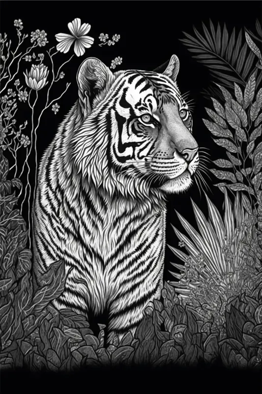 Animal Coloring Book Pages For Adults