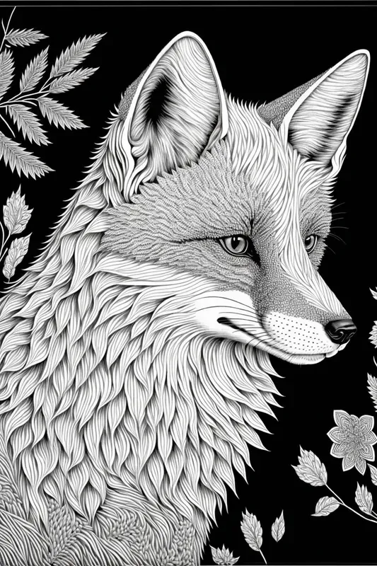 Animal Coloring Book Pages For Adults