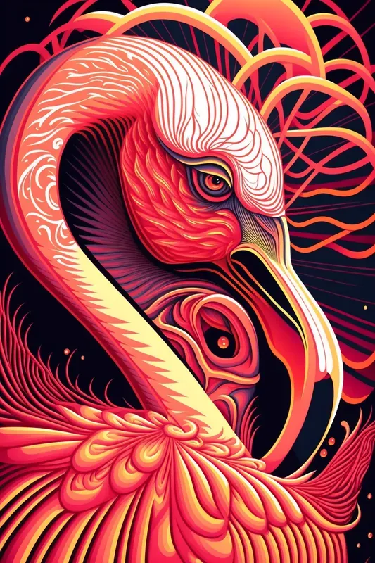 Psychedelic Animal Portraits