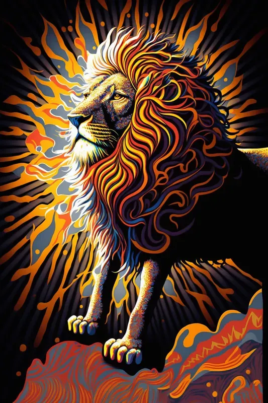 Psychedelic Animal Portraits