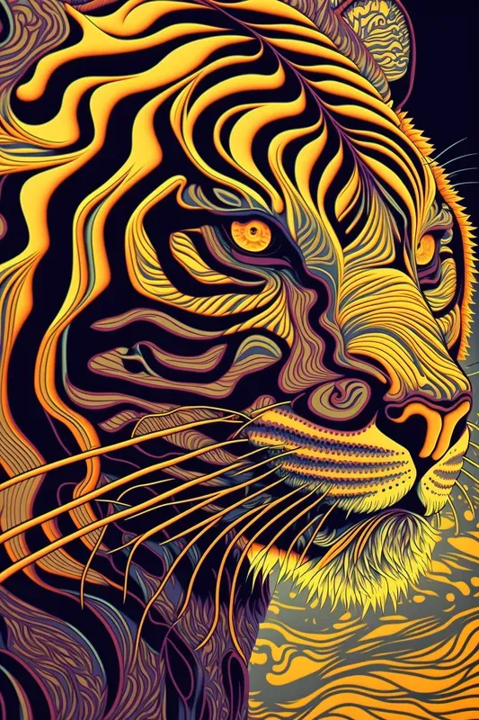 Psychedelic Animal Portraits