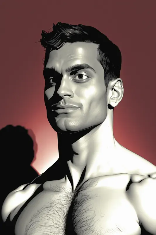 Gigachad Muscular Portraits