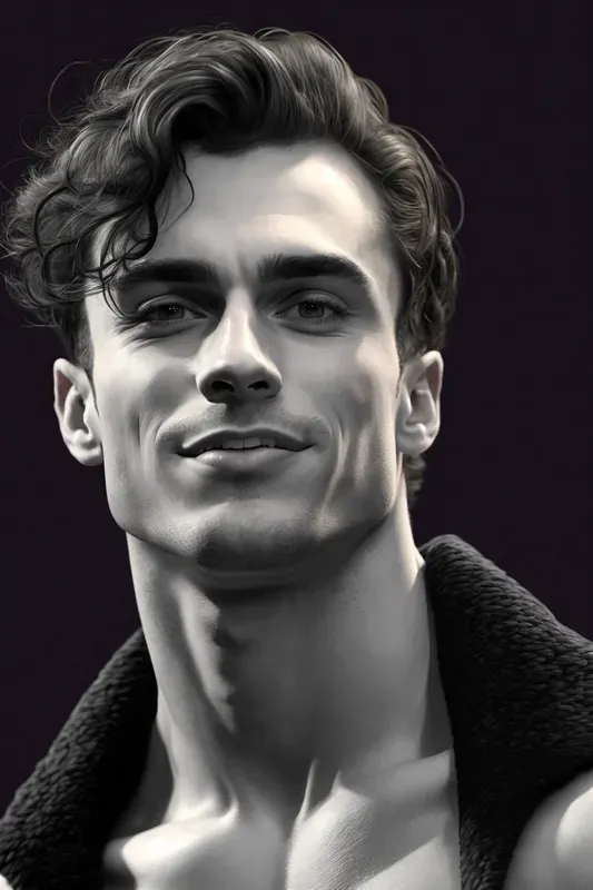 Gigachad Muscular Portraits