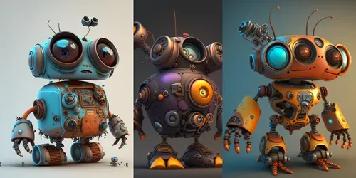 Ultra Detailed Robots generated by midjourney