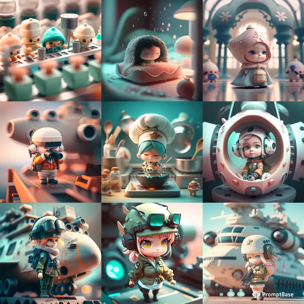Super Cute Miniature Worlds Series